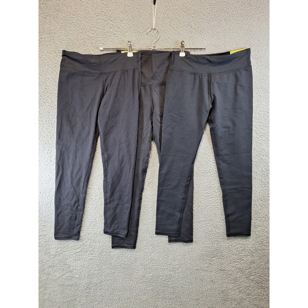 All In Motion Leggings Girls L (10/12) Black (1) High-Rise Activewear 3 Total